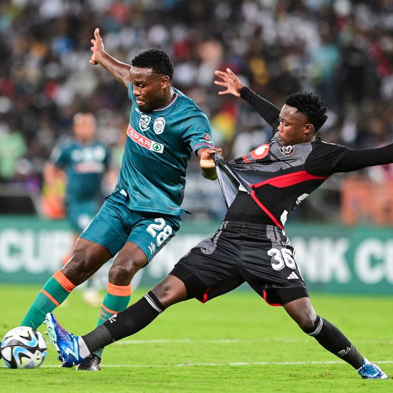 Furious AmaZulu coach Pablo Franco Martin criticizes officiating in Orlando Pirates loss as “a huge scandal, a disgrace for the country”.
